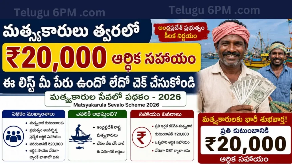 Matsyakarula Sevalo Scheme 2026