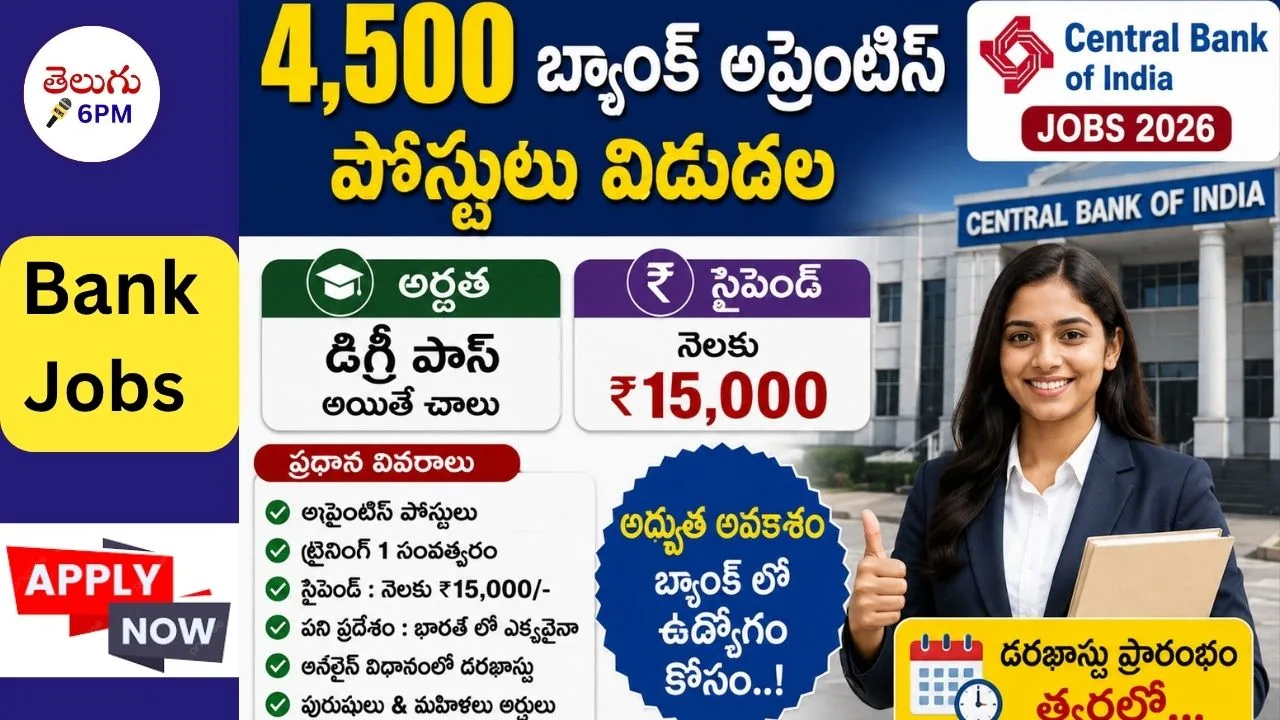 Central Bank of India Recruitment 2026