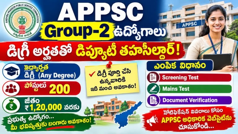 APPSC Group-2 Jobs